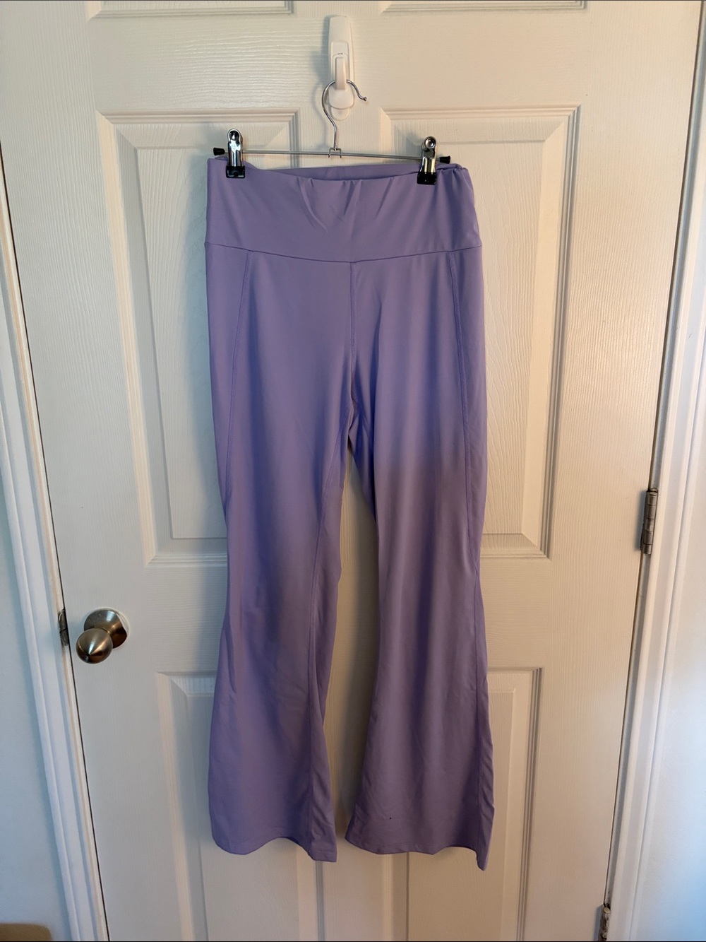 SHEIN Lavender Flared Leggings